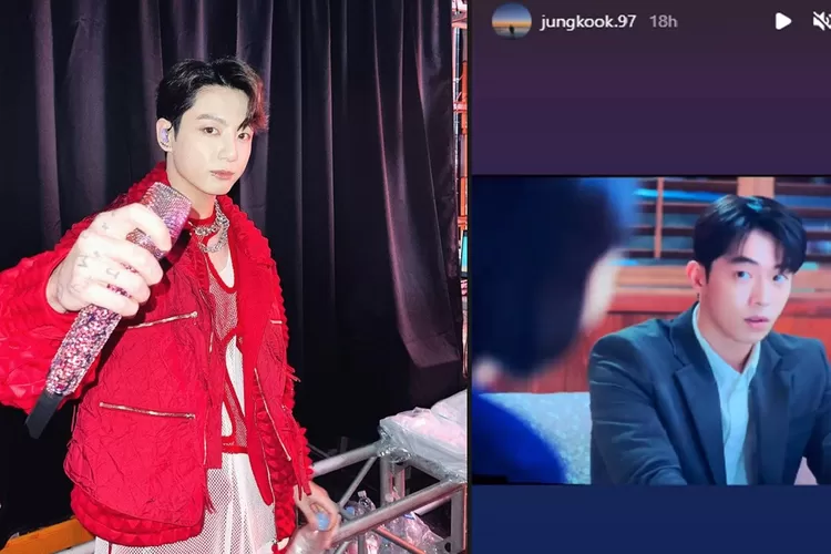 Jungkook BTS unggah video saat dirinya menonton drama yang sedang hits berjudul Twenty Five Twenty One (Sumber foto: Instagram/jungkook.97) (Adinda Nawangwulan)