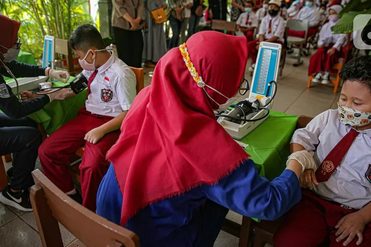 Vaksinasi Anak Di Gorontalo (Istimewa)