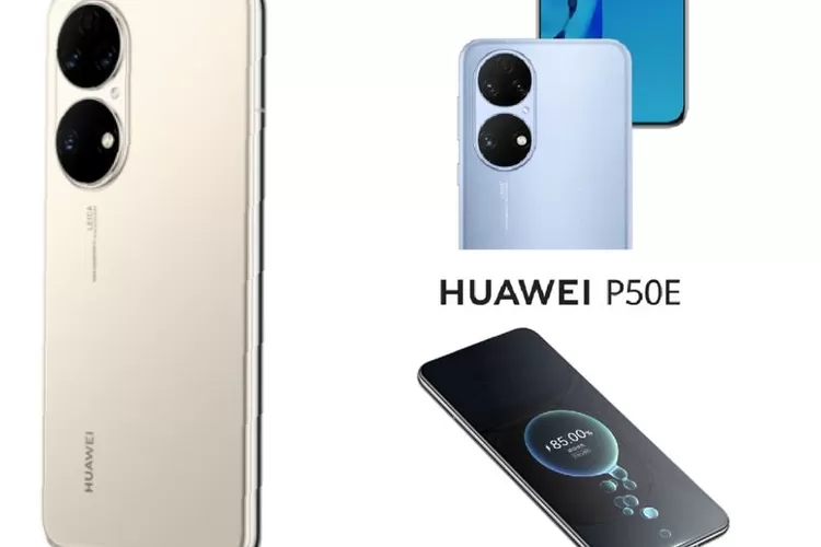 Tampilan HP Huawei P50E Ber-chipset Snapdragon yang Sudah Resmi Diluncurkan (Tangkapan Layar Situs Resmi Huawei)