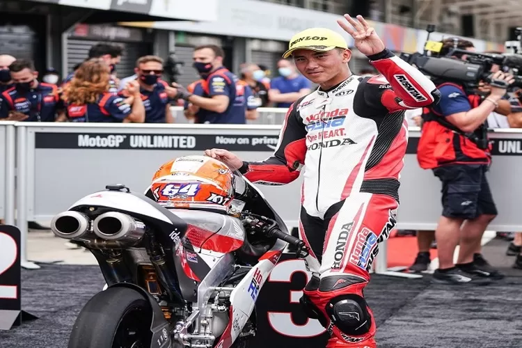 Hasil Kualifikasi Moto3 Mandalika 2022 Pada Tanggal 19 Maret 2022, Pembalap Mario Aji Tampil Memukau di Posisi Ketiga, Race Moto3 besok Tanggal 20 Maret 2022 (instagram.com/@hrc_motogp)