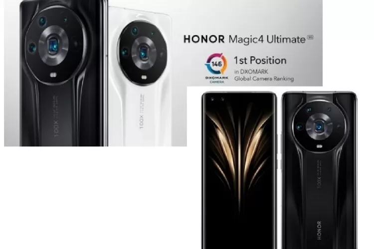 HP Honor Magic4 Ultimate, yang Kameranya Menjadi Juara di DXOMark Saat Ini (Tangkapan Layar Gizmochina)