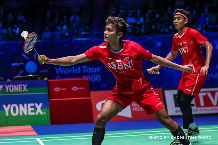 Bagas-Fikri berhasil dilibas unggulan India di babak penyisihan 32 besar Swiss Open 2022, inilah dukungan dari BL Indonesia. (Instagram @badminton.ina)