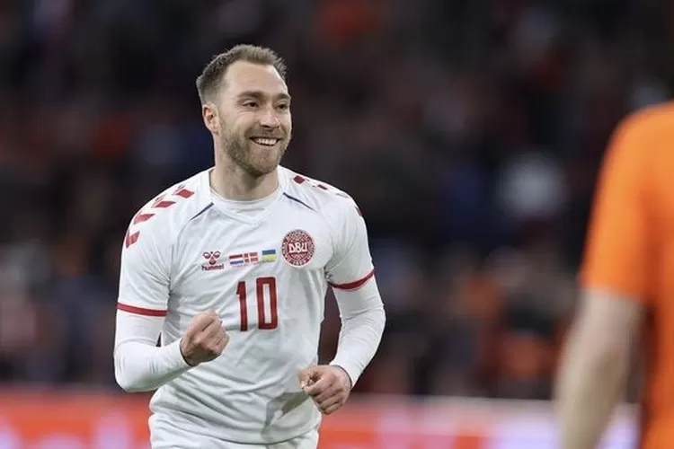 Christian Eriksen luapkan kegembiraannya usai cetak gol (Instagram/ chriseriksen8)