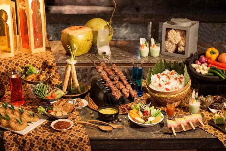 Sajian menu buka puasa Kampung Rasa di The Samara Restaurant di Grand Ambarrukmo Jogja.  (Dok Grand Ambarrukmo)