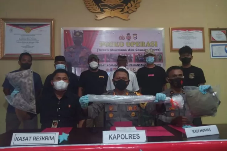 Polisi Tahan Pembacok Anggota Kubu Lain  Pada Pertikaian Di Kedaton Sultan Ternate (Istimewa)