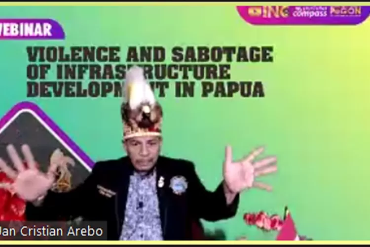 Digelar diskusi virtual terkait serangan KKB Papua yang menyerang warga sipil.  (Papua)
