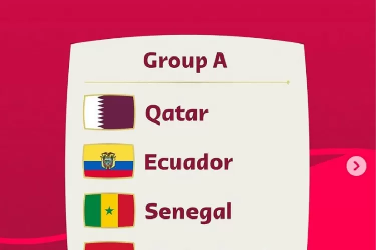 Jadwal Pertandingan Grup A Piala Dunia 2022 Qatar (instagram @fifaworldcup)