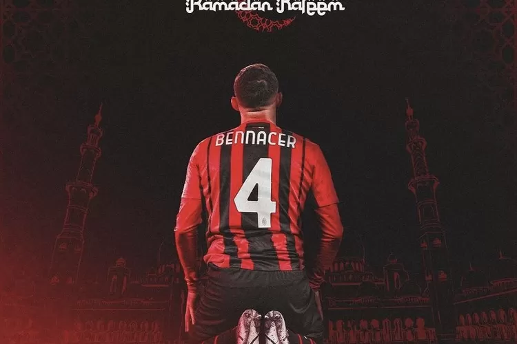 Pemain AC Milan, Ismael Bennacer sambut bulan suci Ramadhan (Instagram / ismaelbennacer)