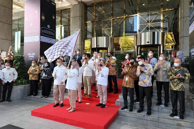 Acara "Kick off Serambi Rupiah Ramadhan" yang dibuka Deputi Gubernur Bank Indonesia, Aida S. Budiman dan dihadiri oleh 15 Direktur perbankan. (Foto: Humas bjb)