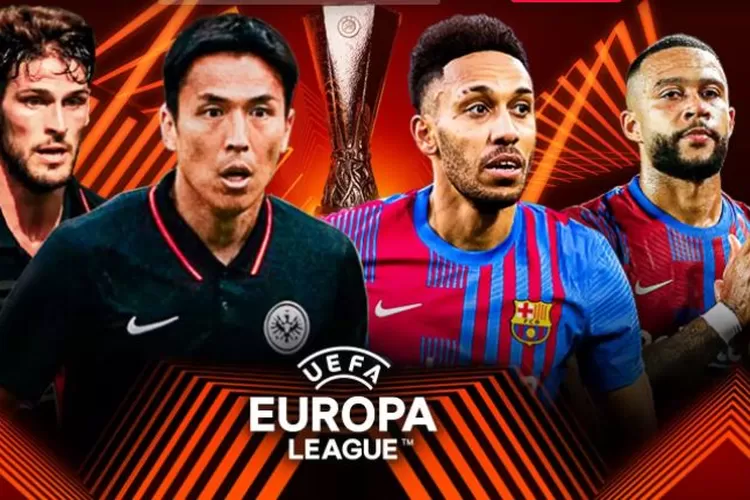 Hasil Pertandingan Frankfurt vs Barcelona perempat final Liga Europa leg pertama 8 April 2022.  (Tangkap Layar Vidio.com)
