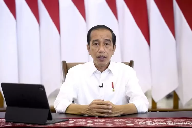 Jokowi ((tangkap layar kanal YouTube Sekretariat Presiden))