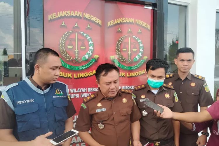 Konferensi Pers Penetapan Tersangka korupsi Dana Hibah Bawaslu Muratara oleh Kejari Lubuklinggau  (Dok. Iyan - Klikanggaran)