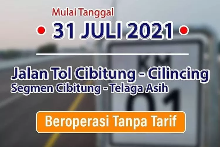 Jalan toll Cibitung- Telaga Asih Sesi I tol Cibitung-Cilincing akan beroperasi pada 31 Juli 2021. (FOTO: Dok/Suarakarya.id).