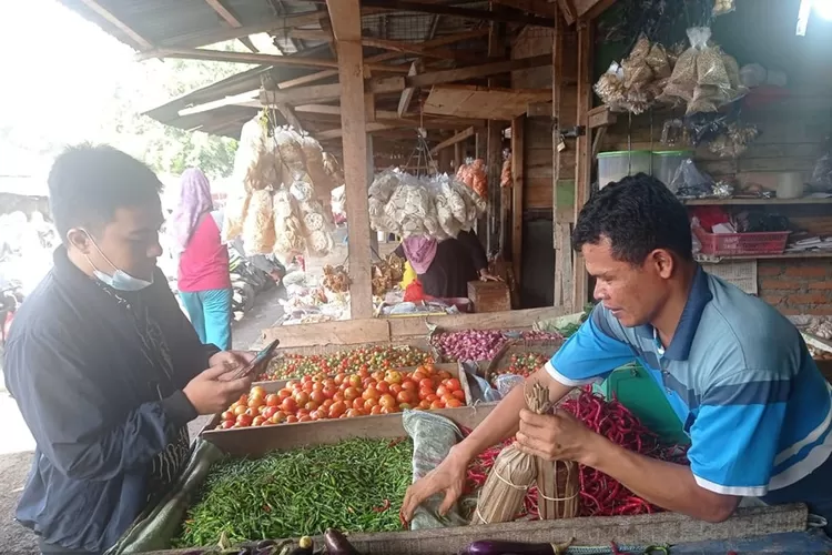 Salah satu pasar di Lampung Utara (Ist)