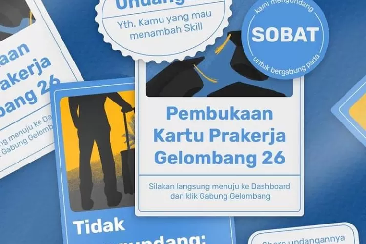Syarat daftar Kartu Prakerja Gelombang 26. Foto/Prakerja.