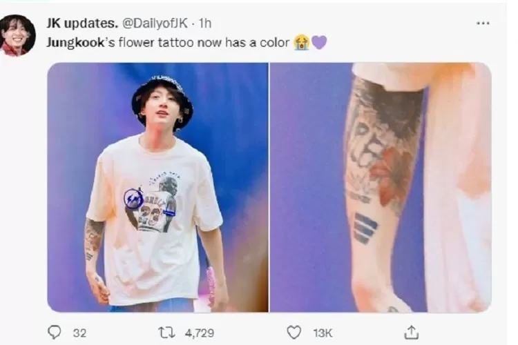 Tatoo Jungkook (Instagram/@dailyfjk)