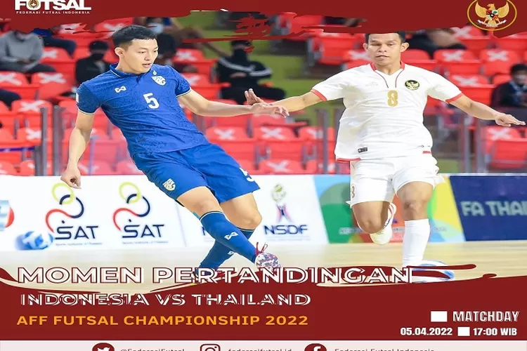 Jadwal Pertandingan Final AFF Futsal 2022 Timnas Indonesia Vs Thailand, Ayo Dukung Timnas Futsal Indonesia Pada Tanggal 10 April 2022 Jadi Juara (Instagram @federasifutsal_id)