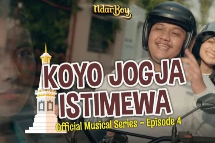 Lirik lagu terbaru Ndarboy Genk, Koyo Jogja Istimewa. (YouTube Ndarboy Genk)