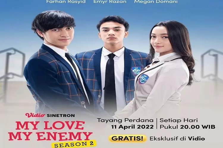 Sinopsis My Love My Enemy Season 2 Tayang di Vidio Mulai 11 April 2022 Dibintangi Megan Domani dan Farhan Rasyid   (instagram /@ mylovemyenemyseason2)