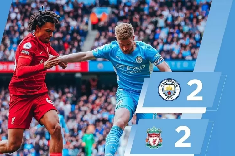 Hasil Pertandingan Manchester City vs Liverpool (Instagram @mancity)