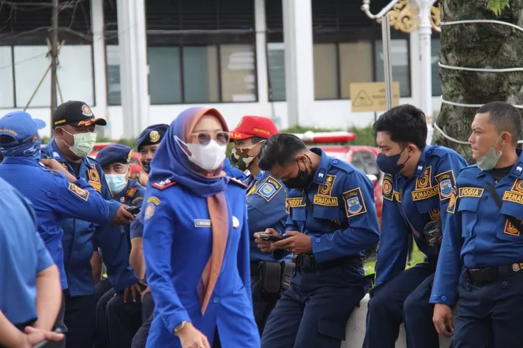 Kabid Sarana dan Prarsarana (Sarpras) dan Data Informasi Dinas Kebakaran dan Penanggulangan Bencana (Diskar PB) Kota Bandung, Riani Indrawati (Foto: dok.Humas Diskar PB Kota Bandung)