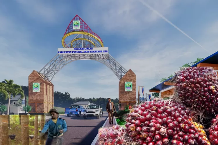 Pintu gerbang masuk Kabupaten PALI  (Dok.BudiS)