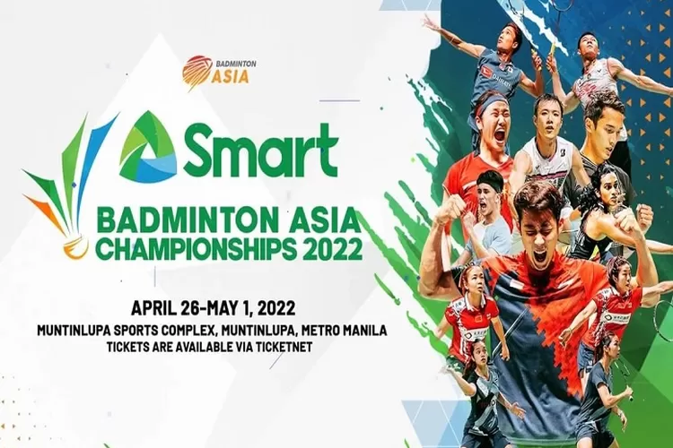 Link Nonton Live Streaming Badminton Asia Championship 2022 Tim Indonesia 26 April 2022 Babak Kualifikasi  dan Babak 32 besar (Instagram @ badmintonasia.official)