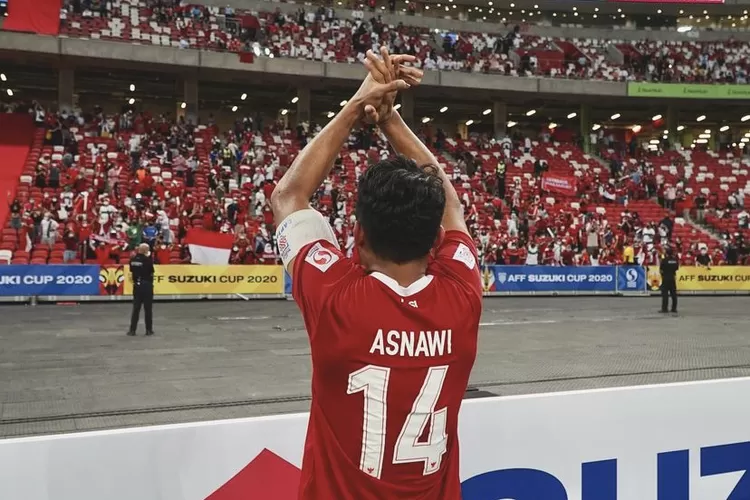 Asnawi Mangkualam saat membantu Timnas capai final di Piala AFF 2020 di Singapura (Instagram/ asnawi_bhr)