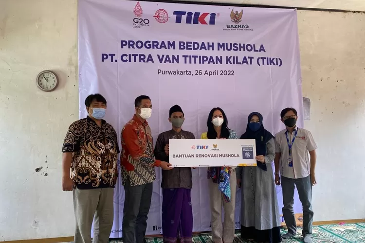 Kolabirasi antara Baznas dan TIKI  berhasil merehabilitasi puluhan  mushola di lima kabupaten di Indonesia. 