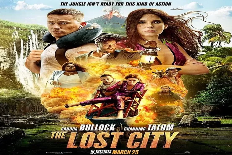  Poster Film The Lost City (Tangkapan layar akunn instagram @lostcitymovie)