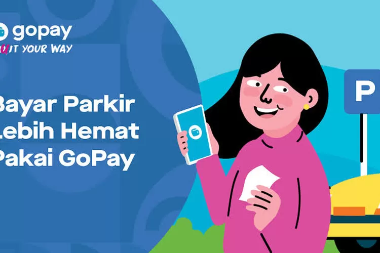 Bayar parkir pakai GoPay. /gojek.com