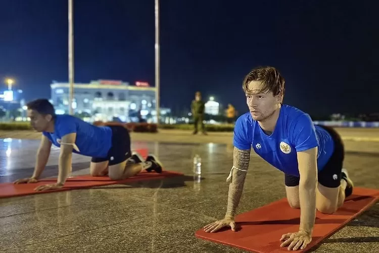 Tiba di Vietnam, Timnas U-23 langsung lakukan latihan perdana (Instagram/@pssi)