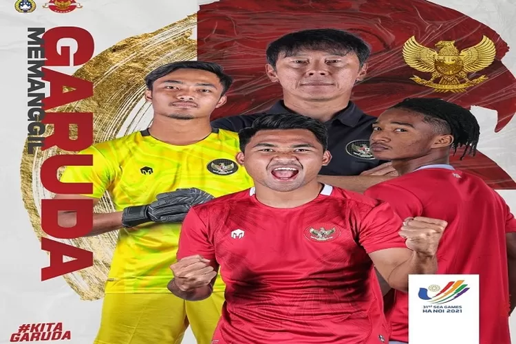  Jadwal Lengkap Timnas Indonesia  U23 di SEA Games Vietnam 2022  Mulai Bertanding 6 Mei 2022 Asuhan Shin Tae Yong ( www.instagram.com/@pssi)