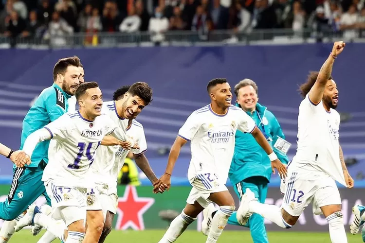 Real Madrid berhasil Melaju ke babak finak Liga Champions setelah mengalahkan Manchester City di leg kedua (Instagram @realmadrid)