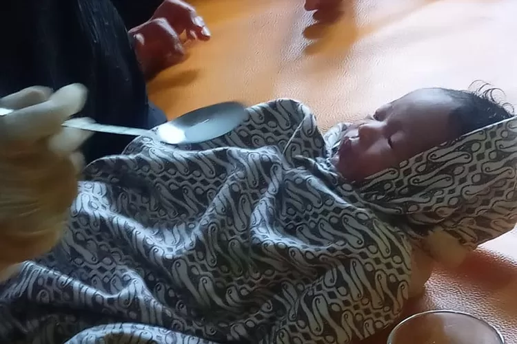 Inilah bayi laki-laki yang ditemukan di dalam kardus di Nagari Taram, Kecamatan Harau, Kabupaten Lima Puluh Kota