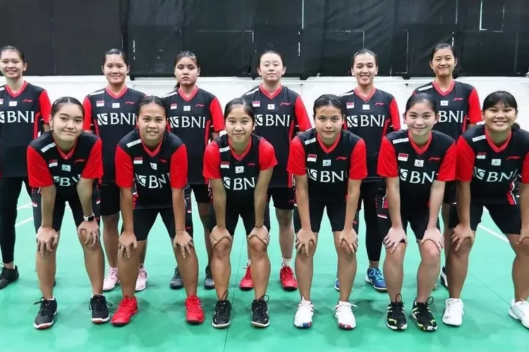 Tim Uber Indonesia menyapu bersih laga perdana di Uber Cup melawan Perancis (Badminton.ina)