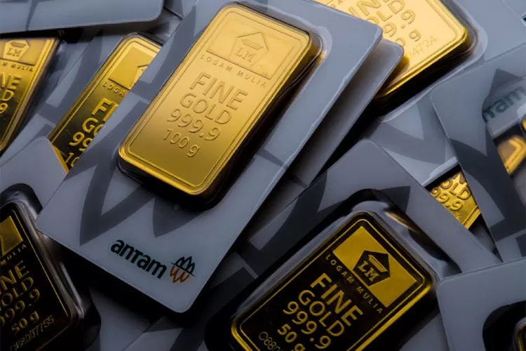 Harga emas hari ini berdasarkan data dari Pegadaian dan Portal Logam Mulia (logammulia.com)