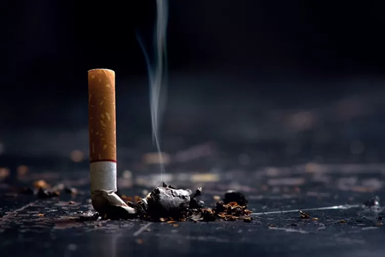 Ilustrasi matikan rokok dalam Hari Tanpa Tembakau Sedunia 2022
