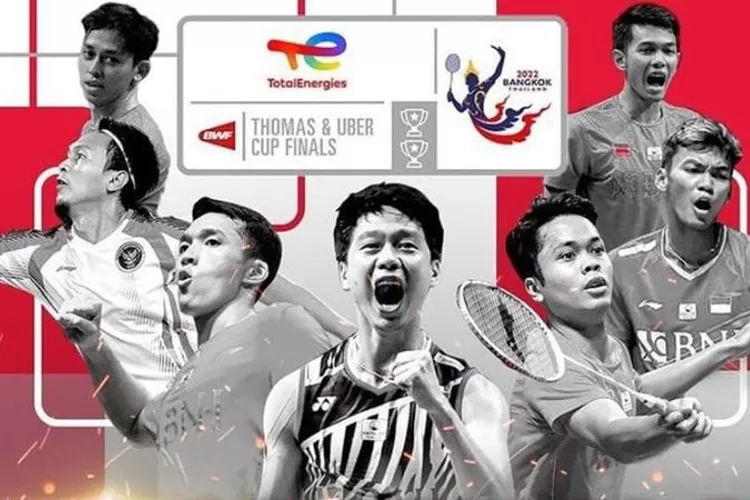 Jadwal final Thomas Cup 2022 Indonesia vs India.  (officialmnctv/Instagram)
