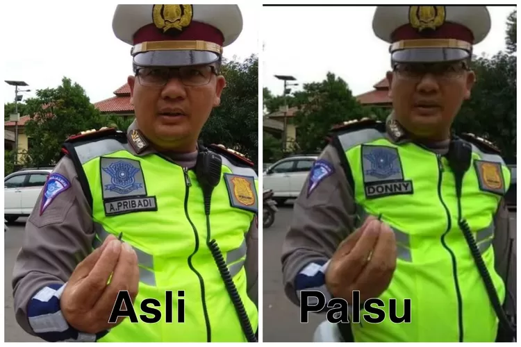 Foto yang digunakan pelaku penipuan untuk mengelabui korban dengan memgatasnamakan seorang perwira polisi di Bukittinggi.
