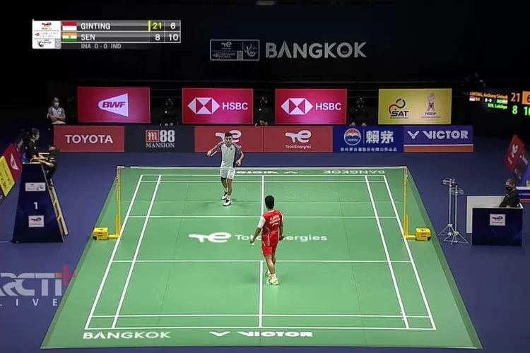 Sedang Berlangsung : Final Thomas Cup antara Indonesia melawan India