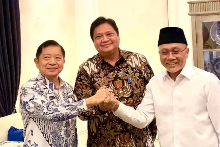 Partai Golkar bersama PAN dan PPP bentuk Koalisi Indonesia Bersatu (KIB) untuk menghadapi Pemilu 2024.