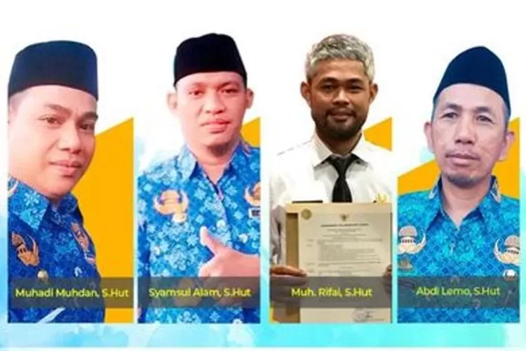 Top! 4 Alumni Fakultas Kehutanan Unanda Palopo Terima SK ASN (Dok. LHR)