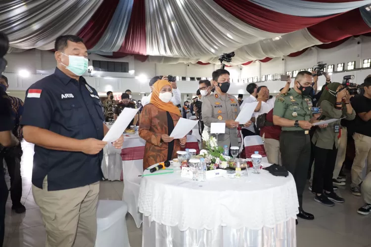 Deklarasi Anti narkoba di Bangkalan, Madura (Sprimti Polda Jatim)