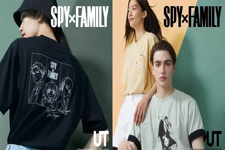 UT kaos Uniqlo &amp; Spy X Family (Kolase Instagram/@uniqlo)