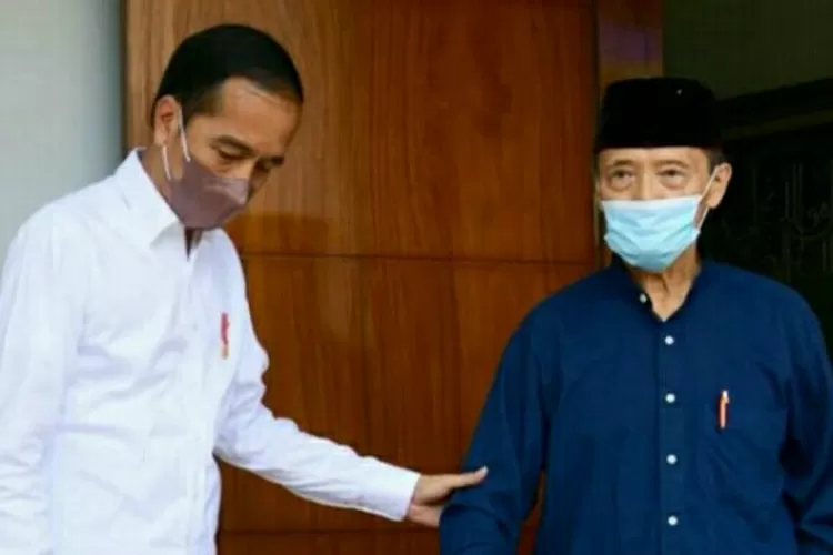 Kenangan Presiden Jokowi bersama Almarhum Buya Syafii Maarif . (Tangkapan layar Twitter.)
