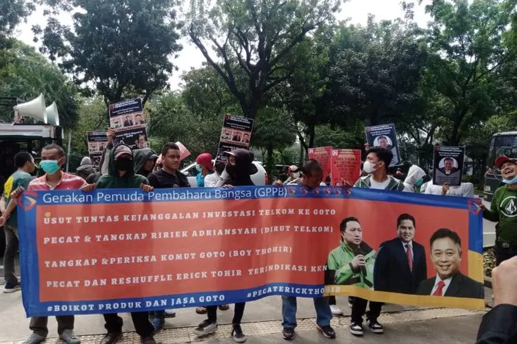 Mahasiswa Desak Usut Tuntas Kejanggalan Investasi Telkomsel ke GoTo (dok. Klikanggaran)