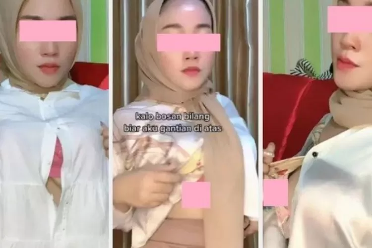 Viral Video Seleb Tiktok Jilbab Riski Aulia Marpaung Pamer Payudara