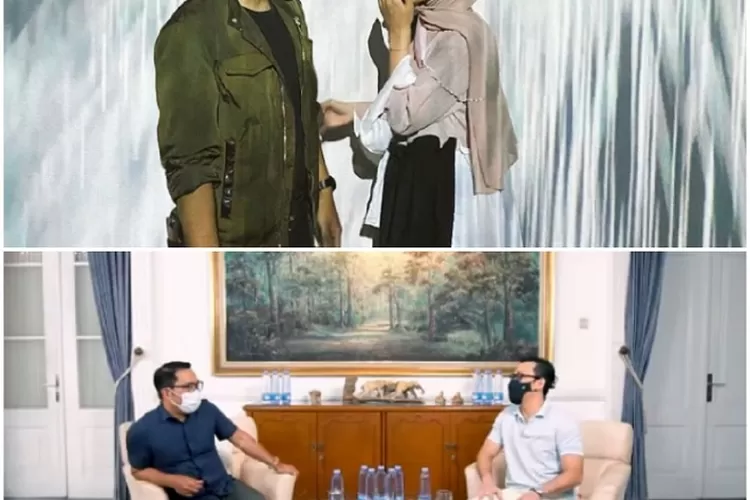 Ilustrasi Gambar Ridwan Kamil dan Denny Sumargo (Instagram @nabilaishma dan ss youtube CURHAT Bang Denny sumargo)