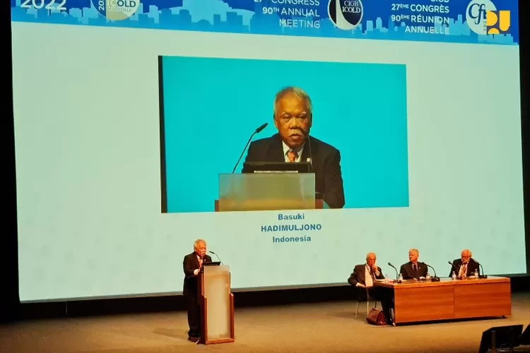 Basuki Hadimuljono menghadiri International Commission On Large Dams (ICOLD) 27th Congress &amp; 90th Annual Meeting yang diadakan di Marseille, Prancis .